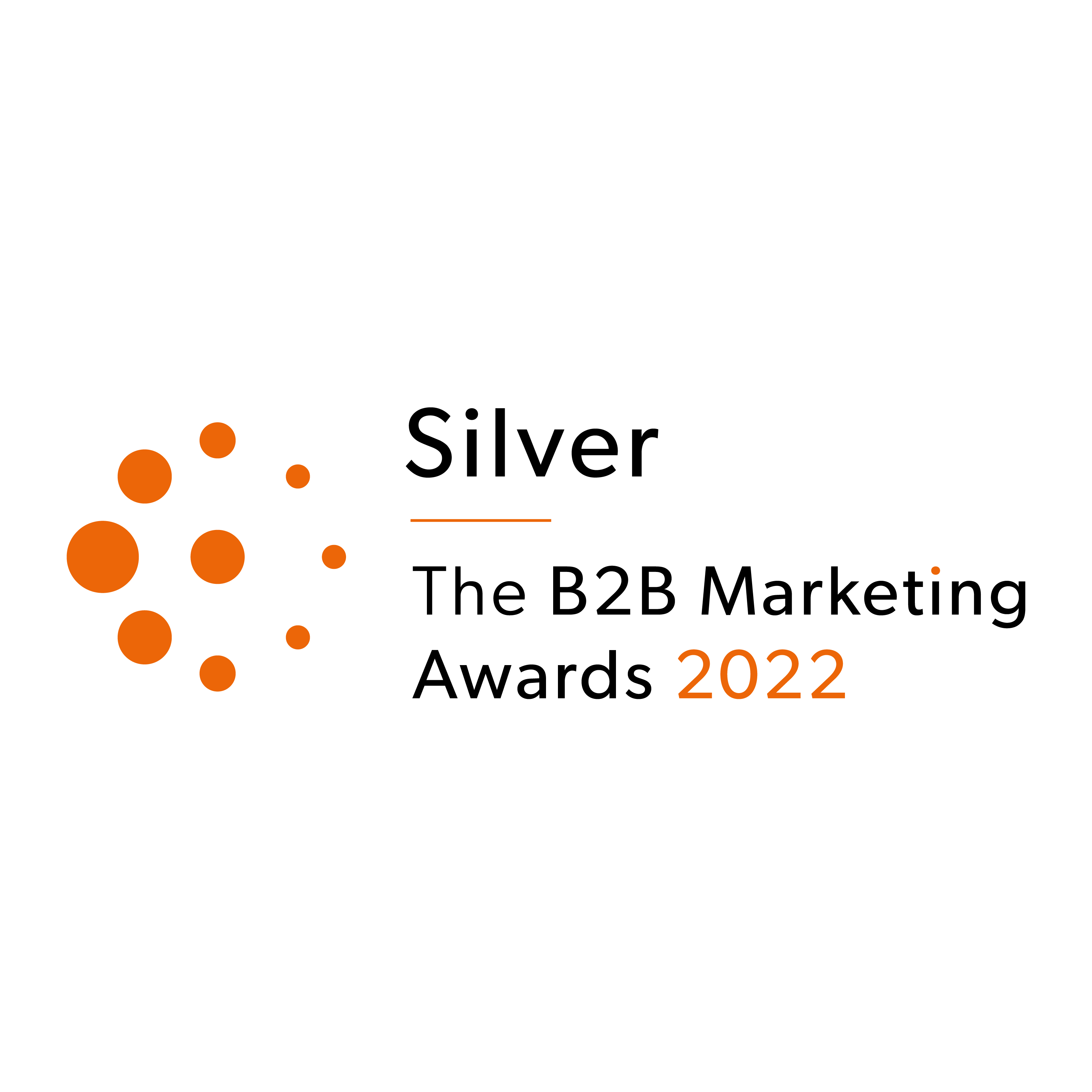 B2B Marketing Awards 2022 Silver Horizontal